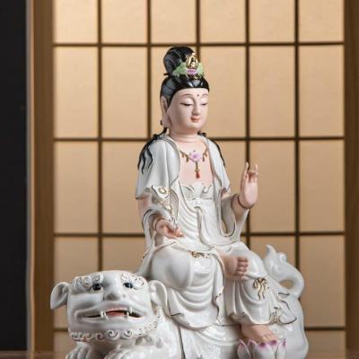TƯỢNG BỒ TÁT CƯỠI KỲ LÂN VÀ VOI TRẮNG